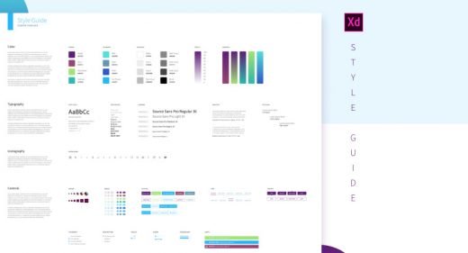 xd style guide template
