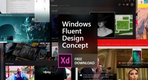 windows fluent design xd