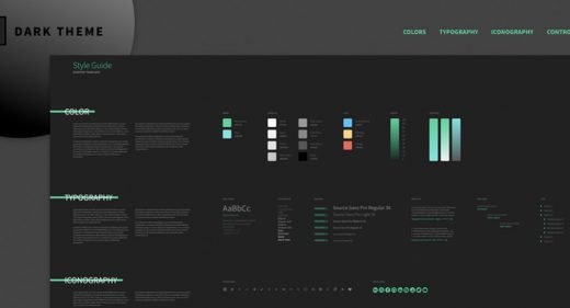Style guide Starter Template Adobe XD