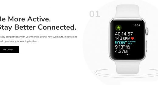 Apple Watch Website Template