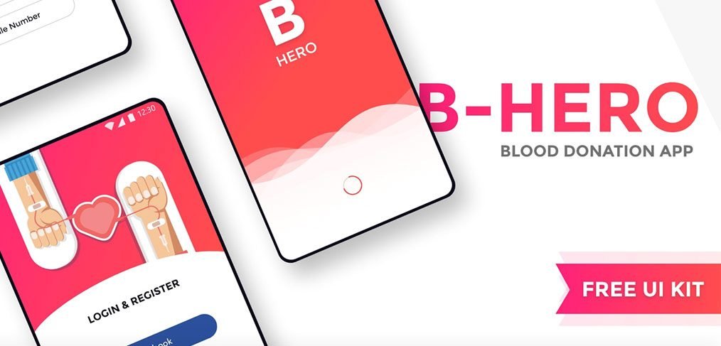 B-Hero - Free XD UI kit