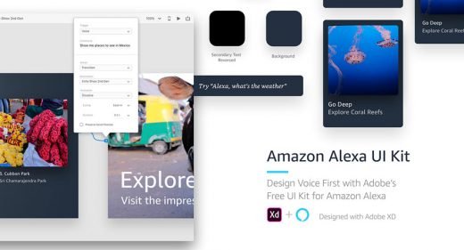 Amazon Alexa Free UI Kit for XD