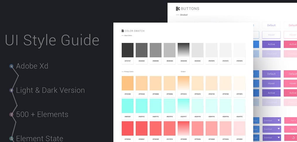 XD Style Guide Template
