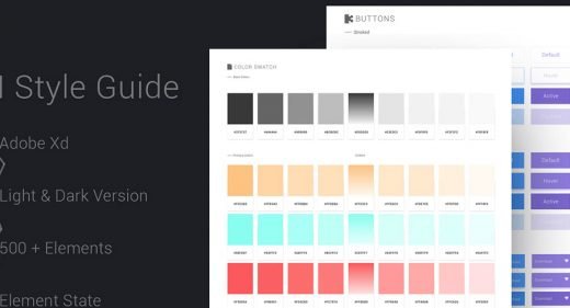 XD Style Guide Template