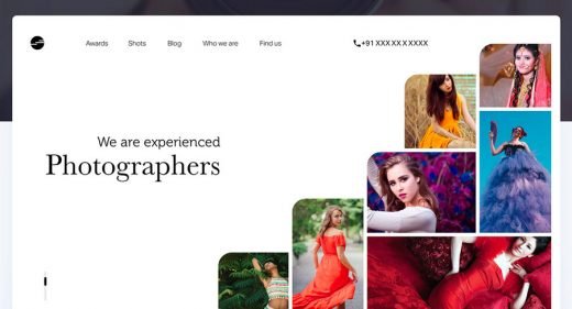 Photographer portfolio free template