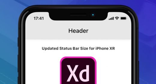 iPhone XR mockup for XD