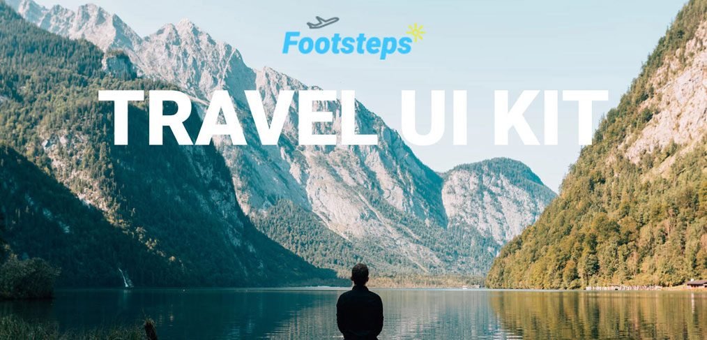 Footsteps - Adobe XD free UI kit