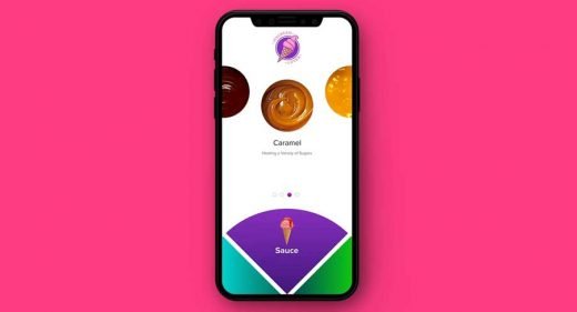 Ice cream generator app concept