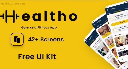 Healtho Gym and Training App Concept