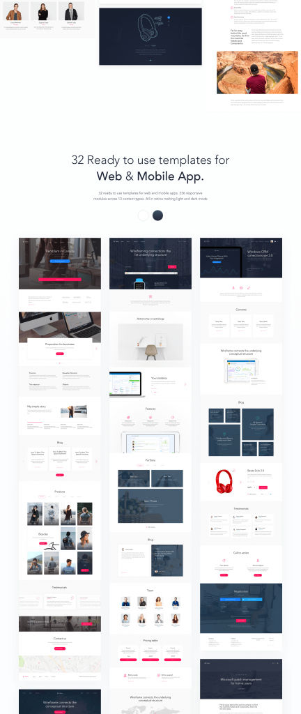 Odessa - XD Responsive UI Kit (Premium) - XDGuru.com