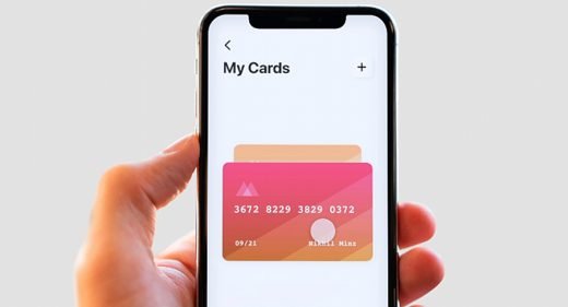 Credit card animated checkout