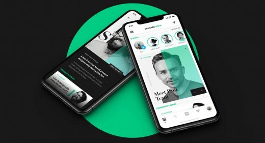 DesignerInspo - XD Social Media App