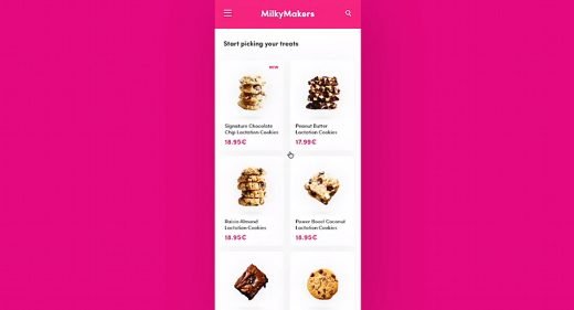 Cookies mobile store concept