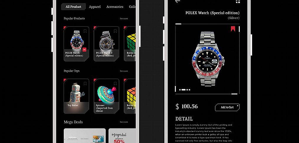 Watches ecommerce store template