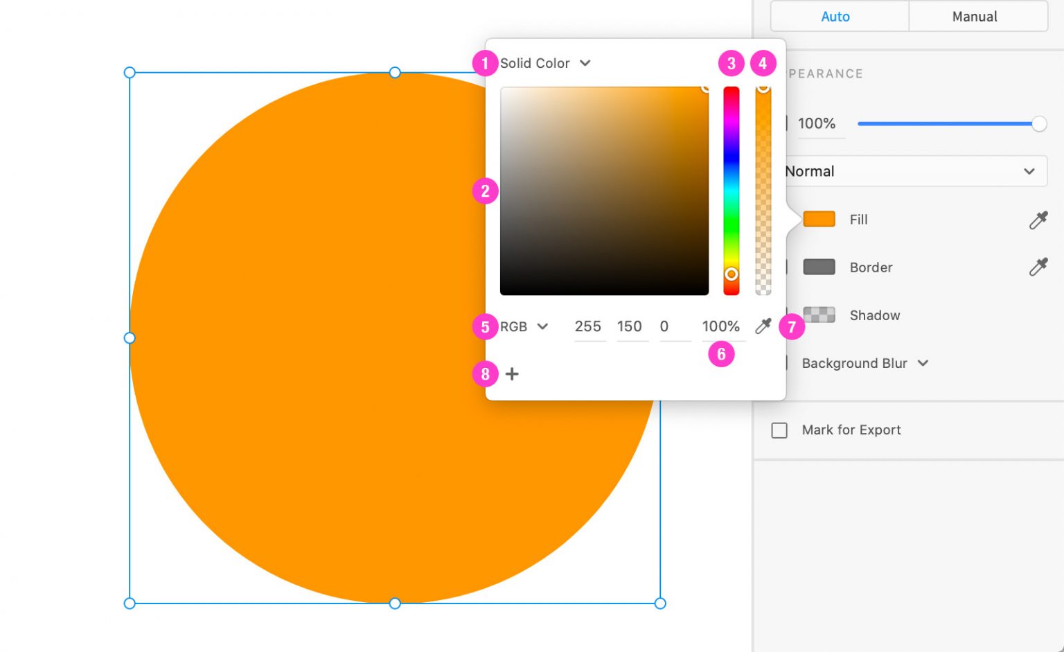 Adobe XD Color Picker Learn Adobe XD with