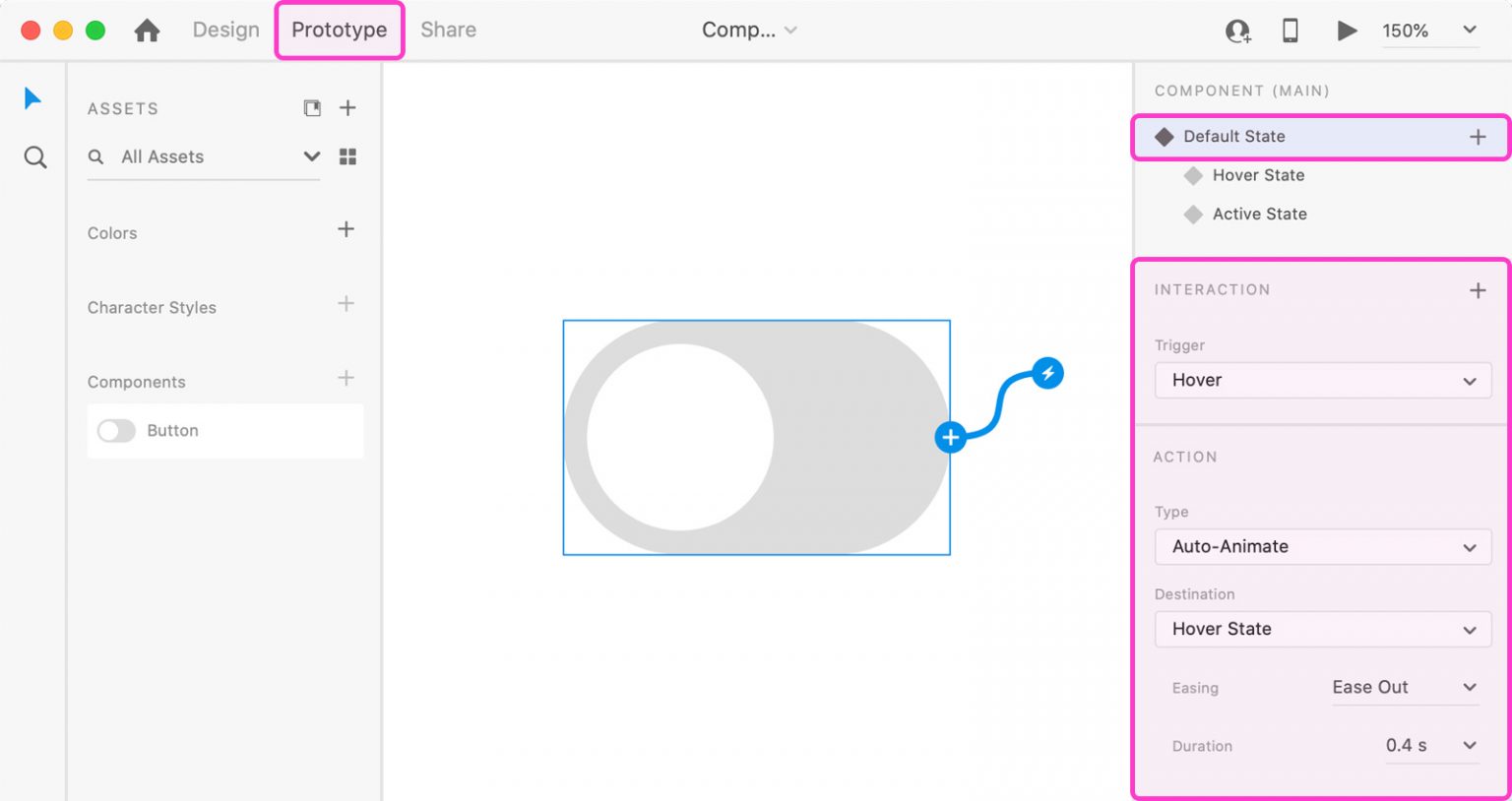 Adobe XD Component States & XD Hover State - XDGuru