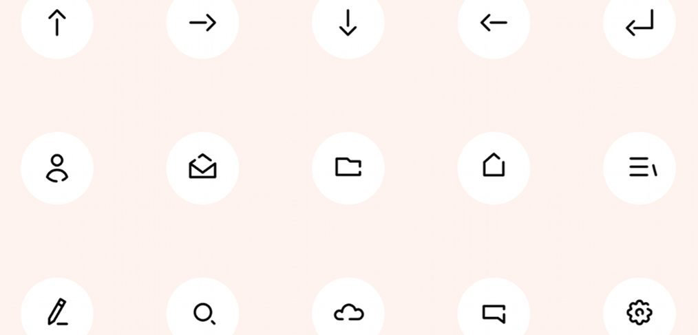 15 free simple XD icons