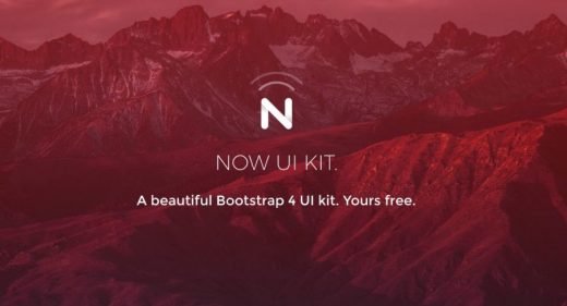 Now - Free Bootstrap 4 UI kit
