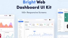 Bright XD Dashboard UI Kit (Premium)