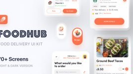 Food hub - Premium XD UI Kit