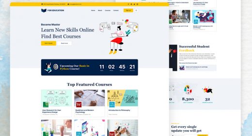 Download Adobe Xd Website Templates Landing Pages Ui Xdguru Com