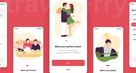 Free XD dating app template
